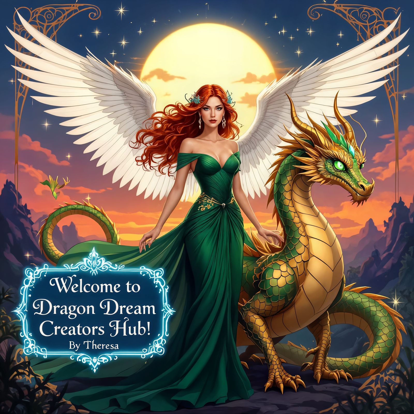 Dragon Dream: Art Nouveau and Neon Futurism