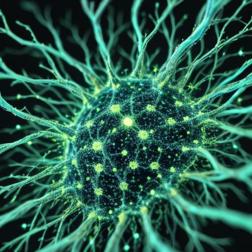 macroscopic view of nerve cells