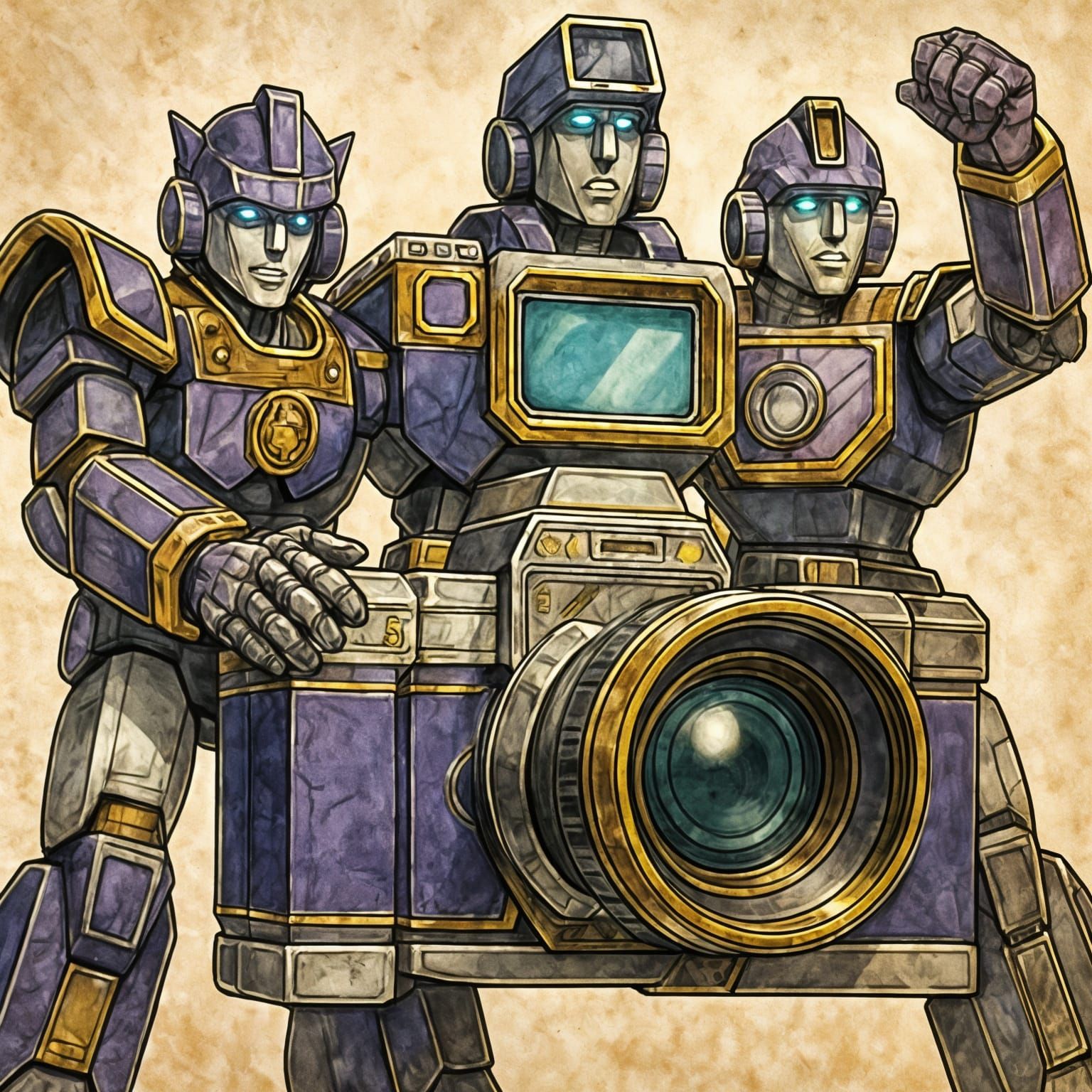 Spectre Spyglass Viewfinder Transforms as Anime Robot