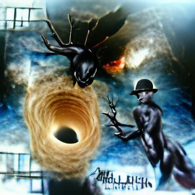 AI Generated Image of a Nephilim