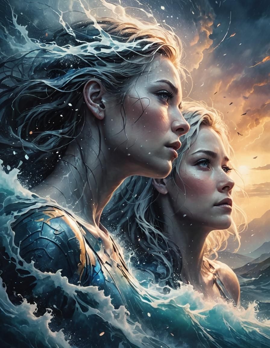 Born of the Storm: AI Interpretation