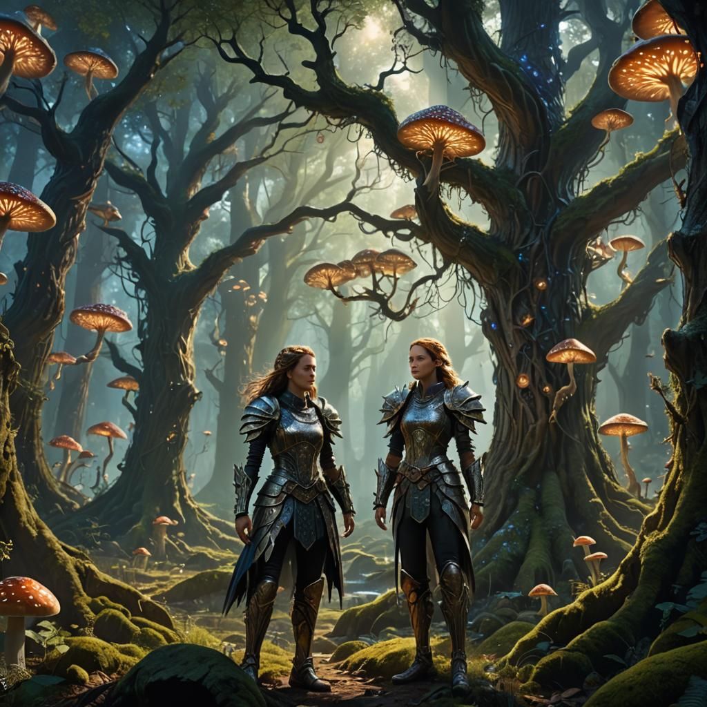 Mystical Forest: Stella in Crystal Armor