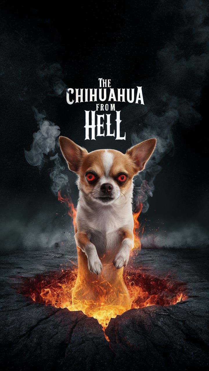 The Chihuahua from Hell: A Terrifying Movie Poster