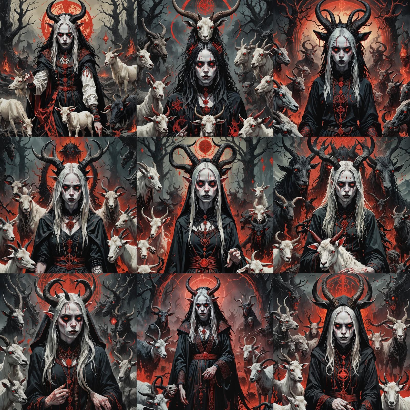 Goat Queen - dark fantasy