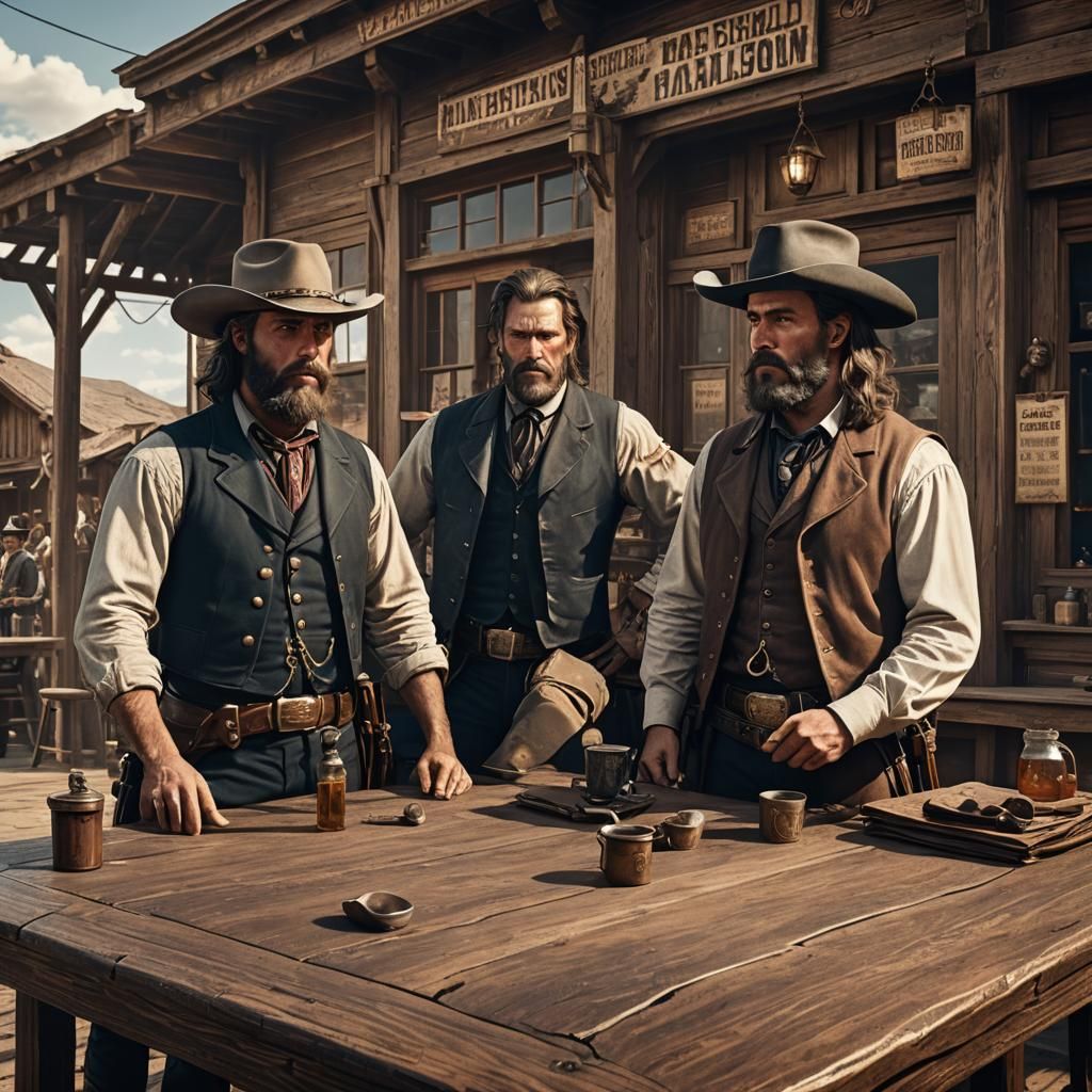 US Marshal and Deputy Marshal next to a large man with long ...