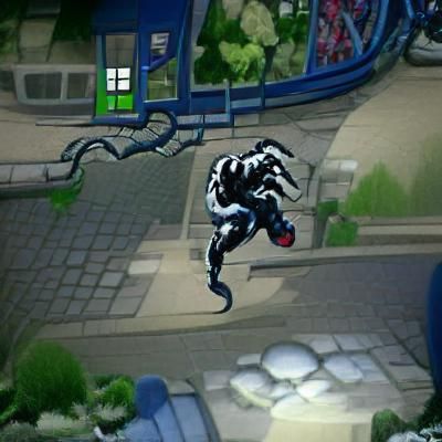 Spider-Man Merging with Venom