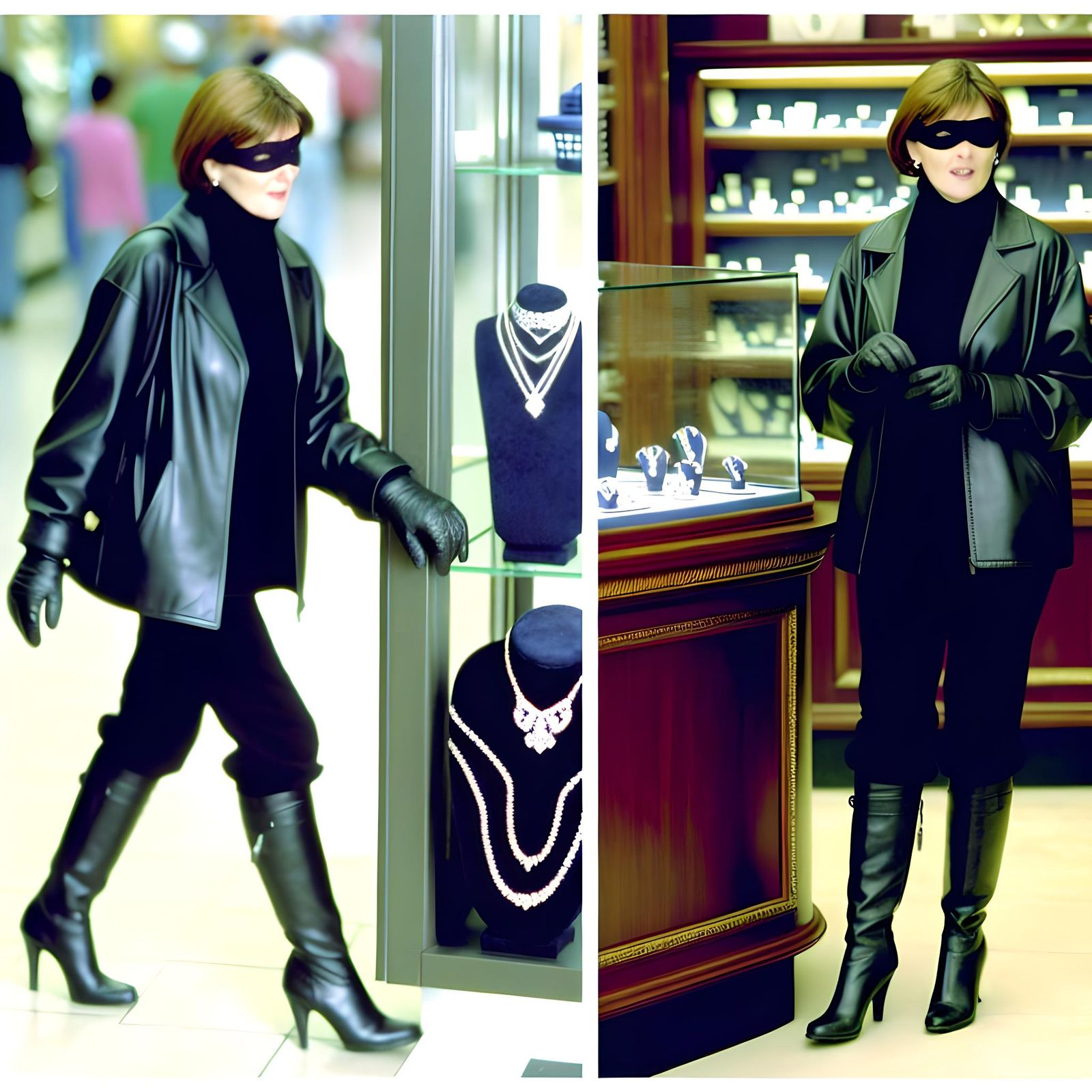 Confident Woman's Brazen Jewelry Store Heist