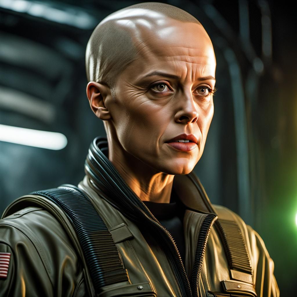 Sigourney Weaver as Ripley in Alien 3