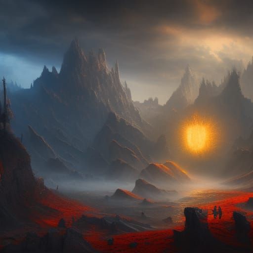 Apocalyptic Fantasy Concept Art in Deep Color