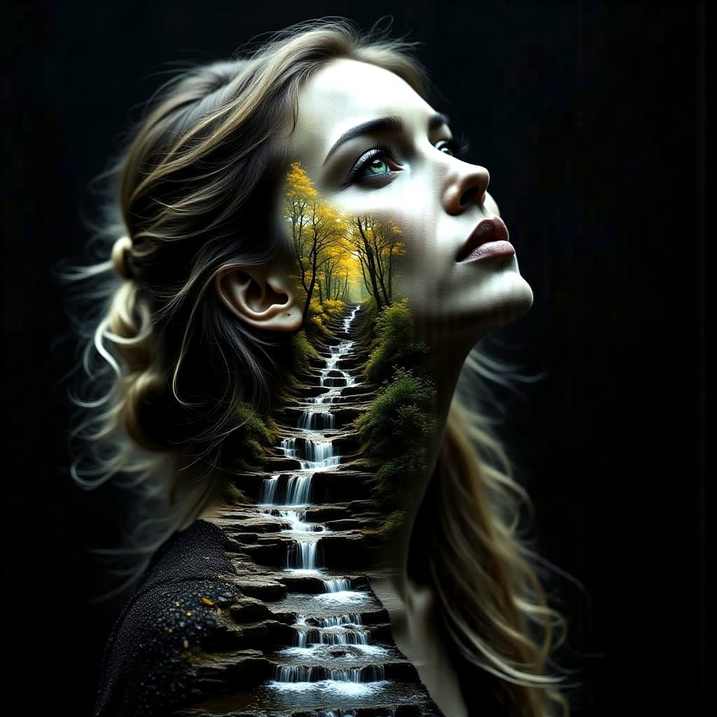 Ethereal Celtic Goddess in Whispers of the Ancient Woodland