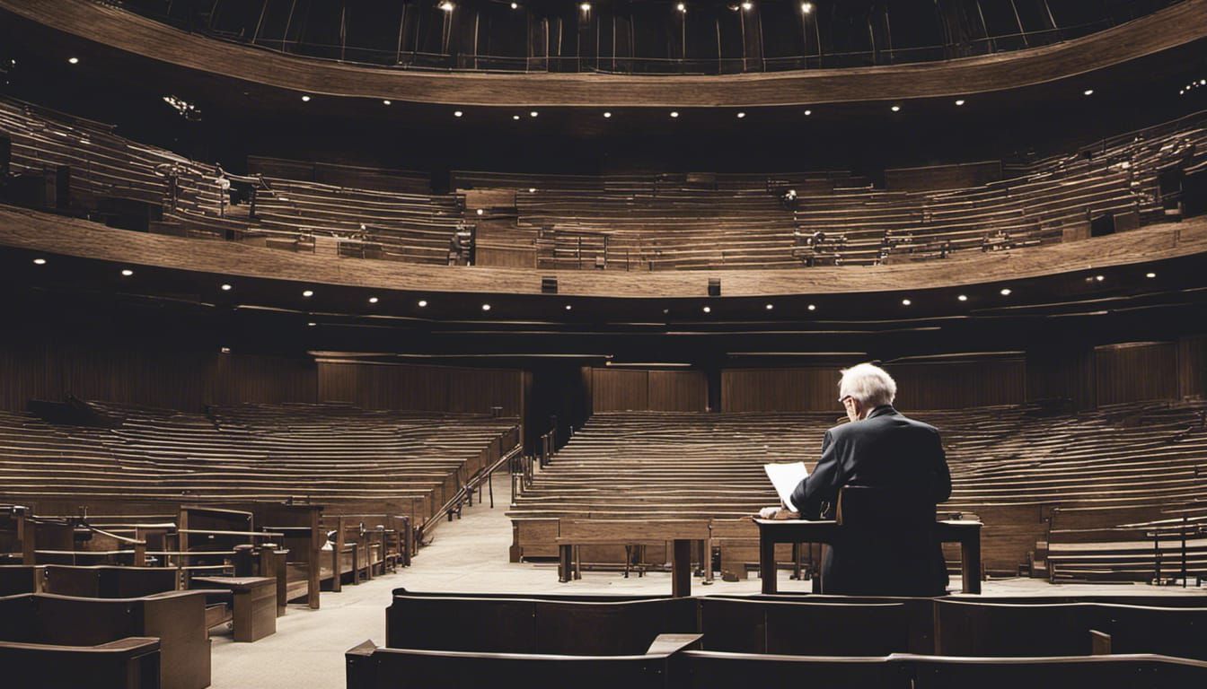 Dark Amphitheater Study Scene