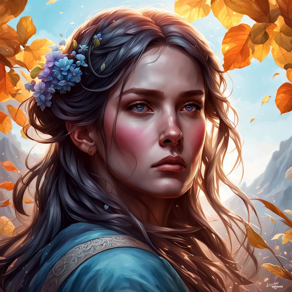 Ethereal Hyperdetailed Portrait in Unreal Engine 5