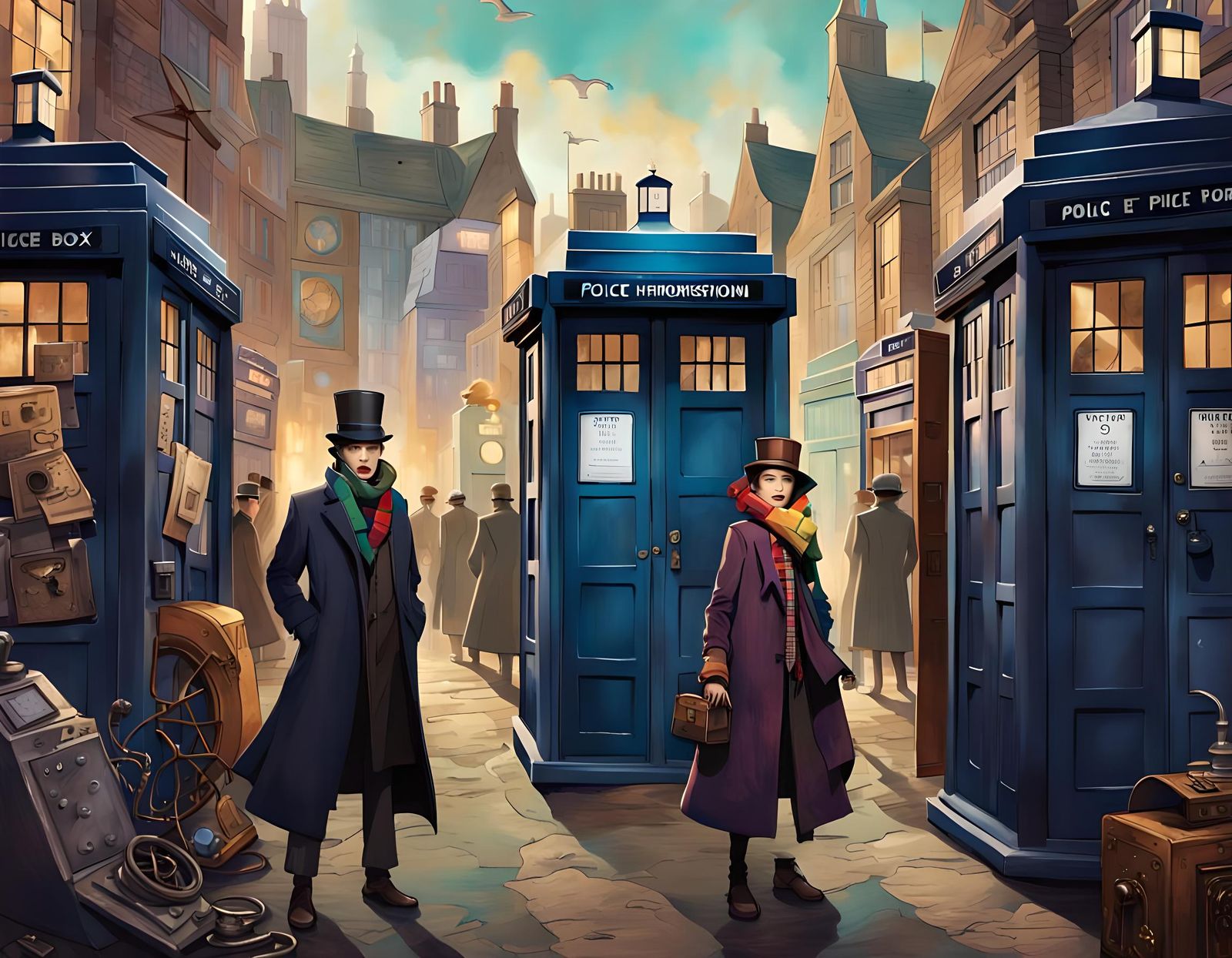 Time Travel Anomaly with Eccentric Figure