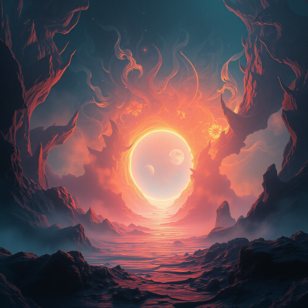 Ethereal Portal to Mystical Realm in 8K