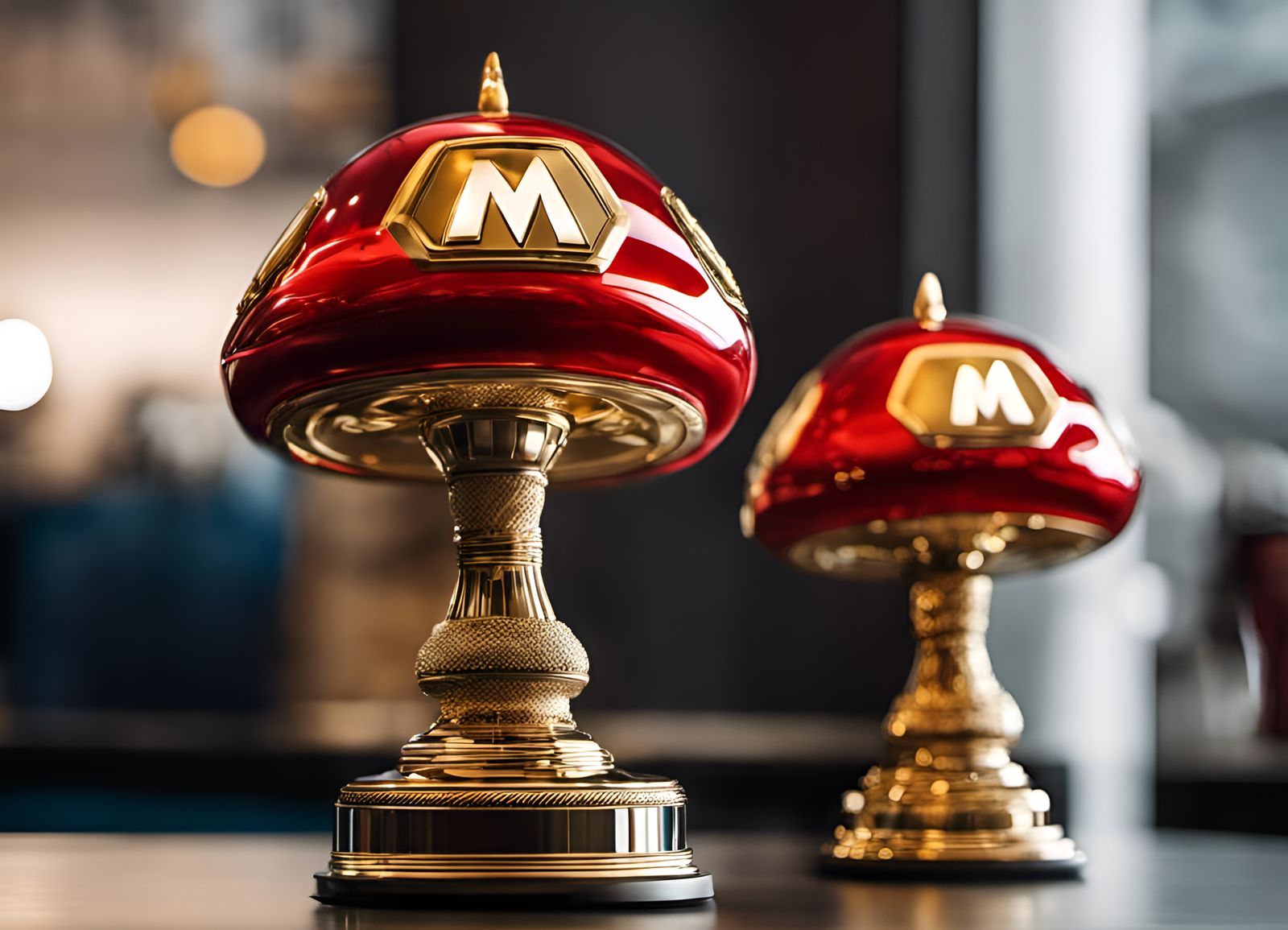 Mario Kart Mushroom Cup Trophy ๐