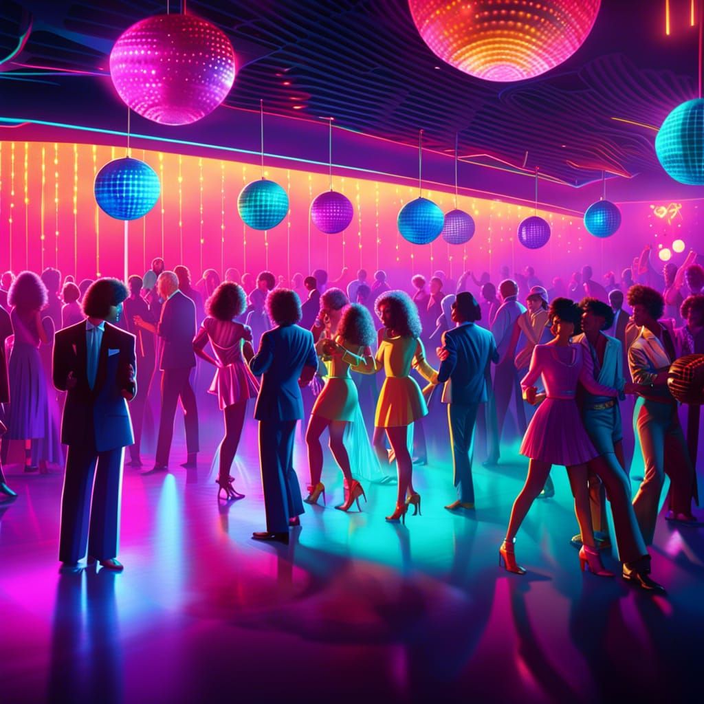1980s nightclub