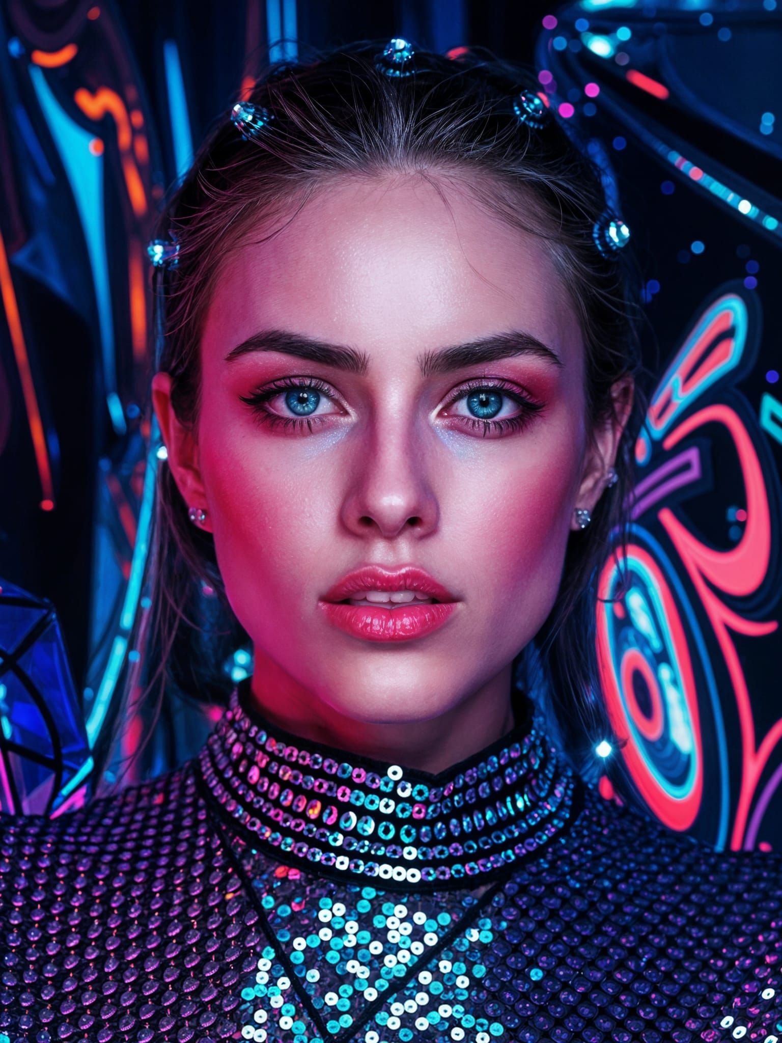 Sequin neon