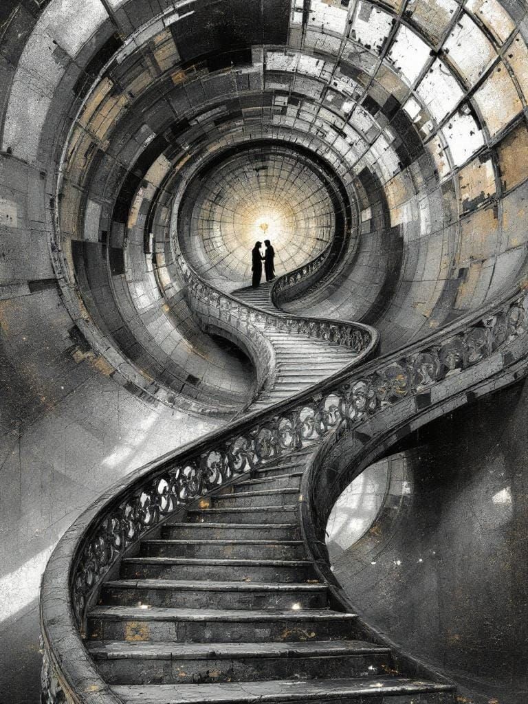 Mottled Silver Living Dome Metic Stare Magic Junk Gothic Rom...