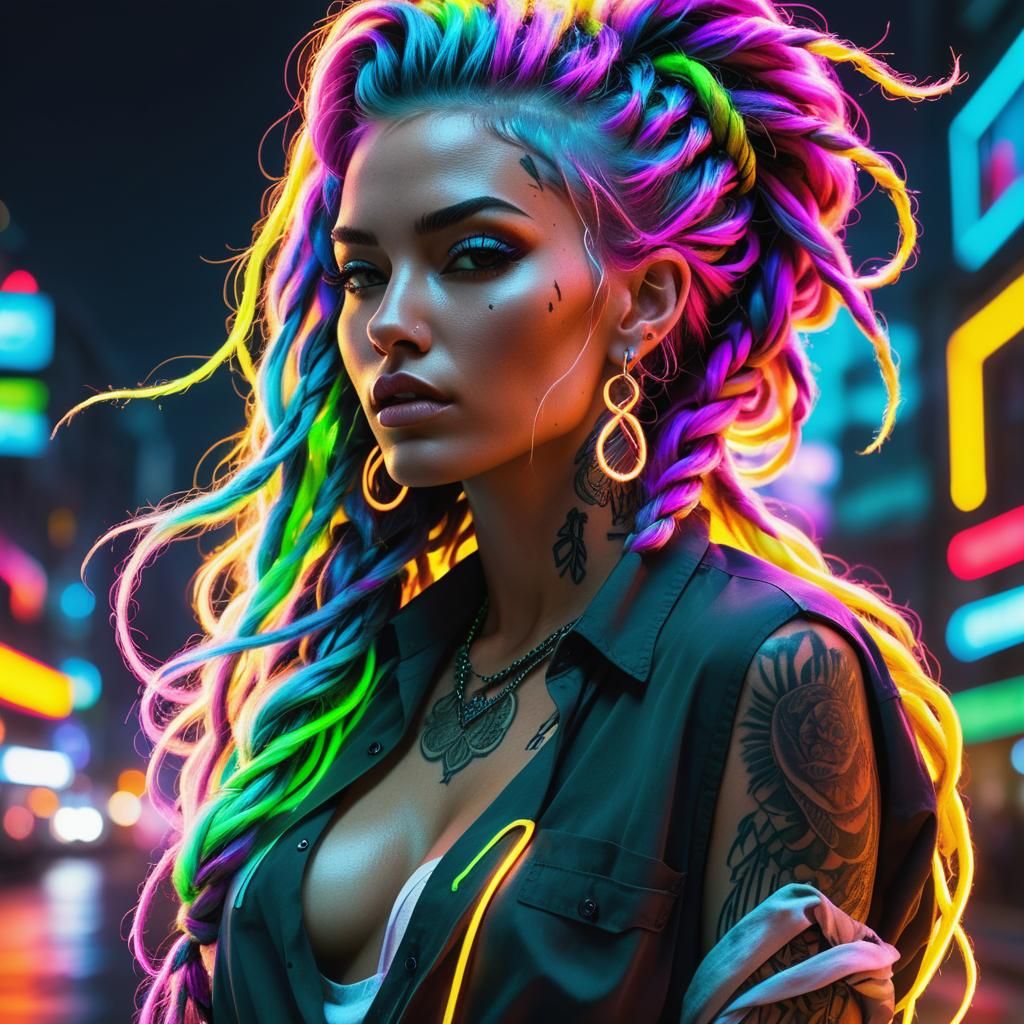 Braids, Rainbow Ver. 1