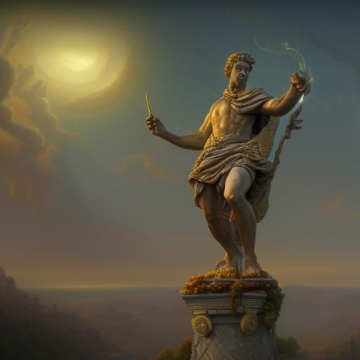 Statue of David: Detailed Matte Painting in Unreal Engine