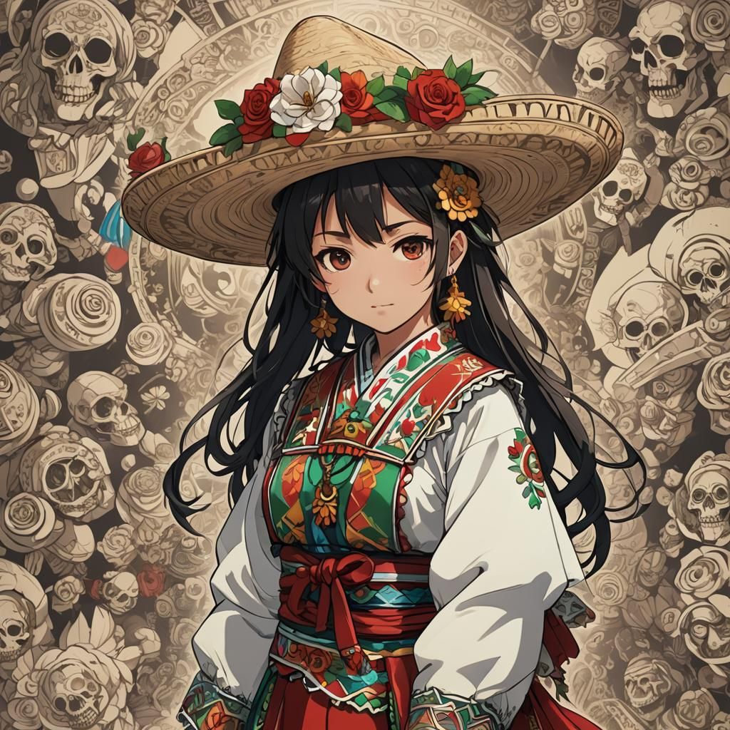 Anime Style Mexican Art