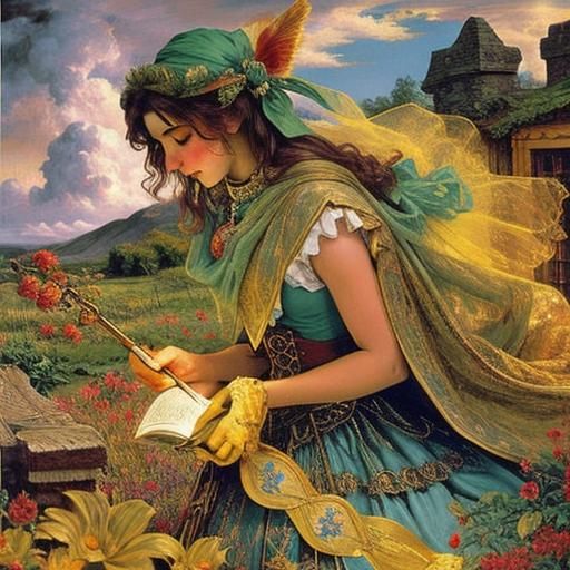 Dreamy Ethereal Fantasy Landscape in Hyperrealistic Style