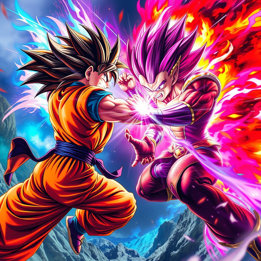 Goku and Vegeta: Ultra Instinct vs Ultra Ego