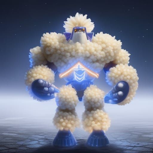 Diamond Golem Juggernaut in 8K Resolution