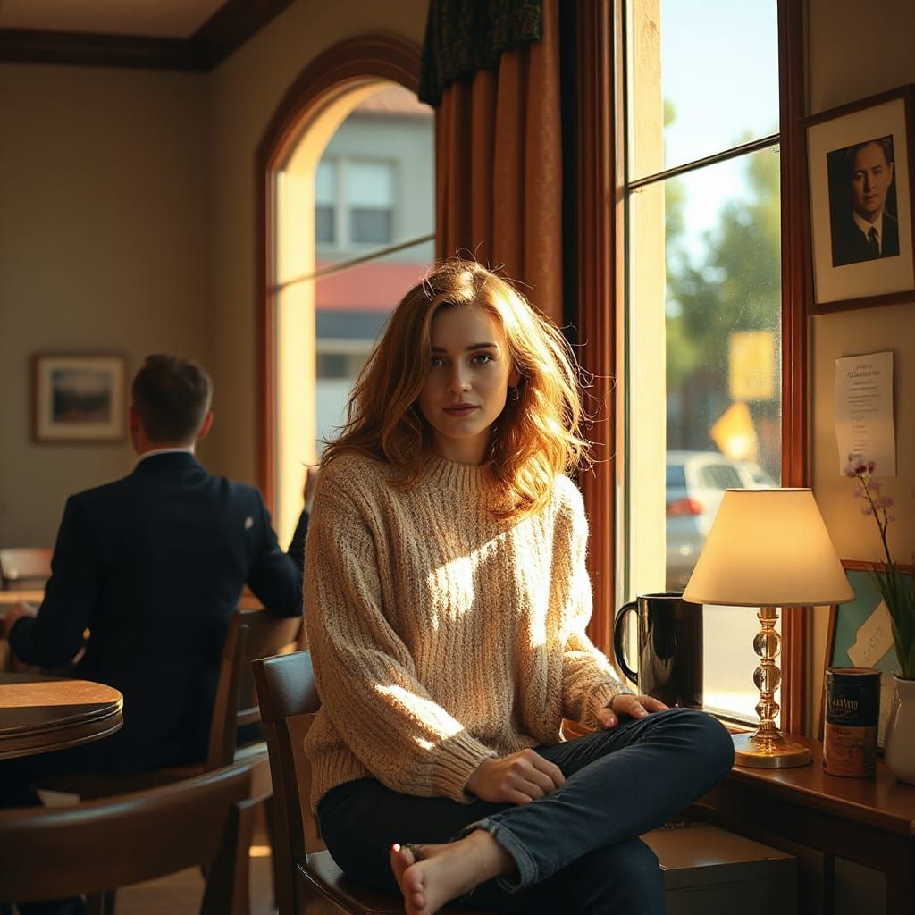 Cafe Encounter: A Cappuccino Mix-Up