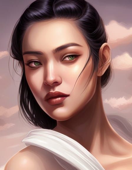 Jade Beauty: A Hyperdetailed Portrait of a Chinese Woman