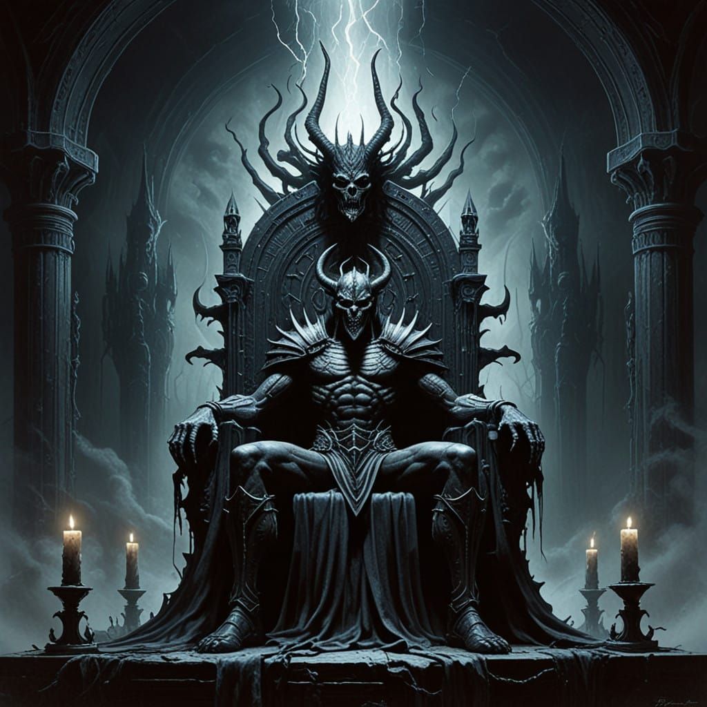 Gothic Monarchs in Dark Fantasy Realm