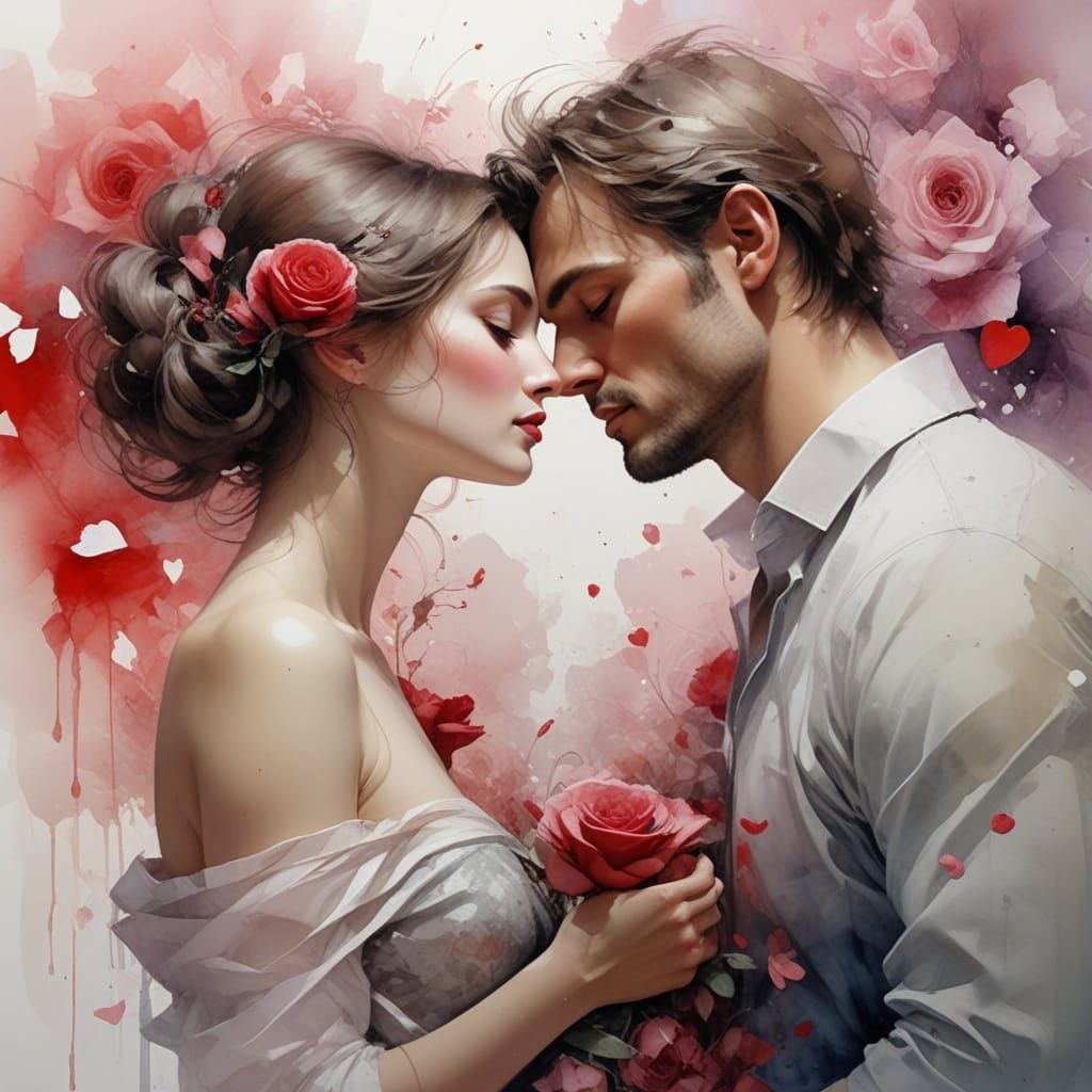 Romantic Surreal Valentine Masterpiece