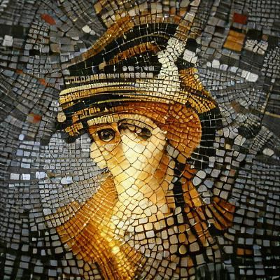 Athena Mosaic: Ancient Goddess in Art