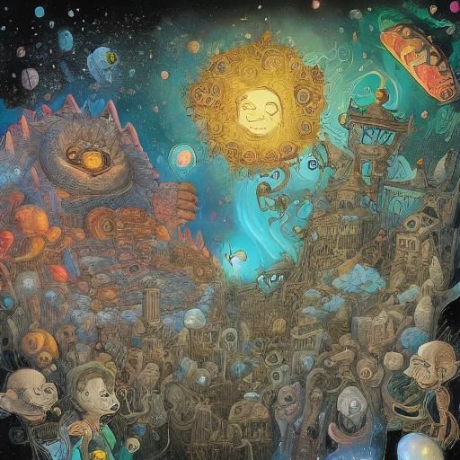 Surreal Textbook of Trolls in Ghost Town