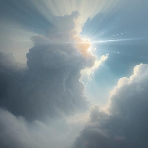 Adorable Flame and Water Droplet Fantasy Art