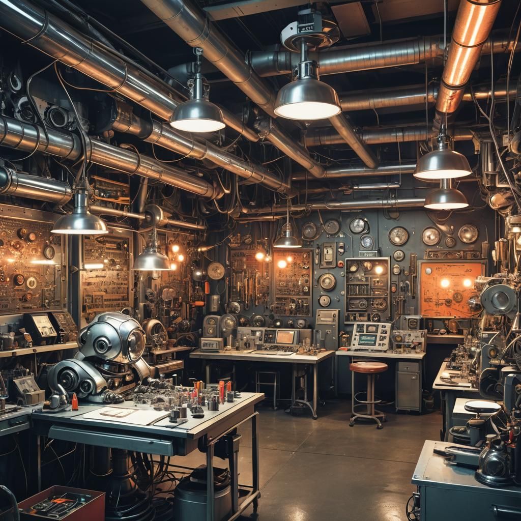 Atompunk Workshop with Retrofuturistic Gadgets