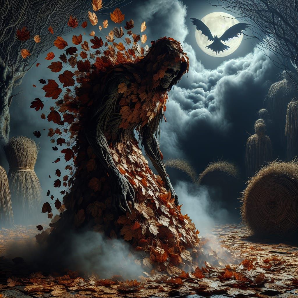 Creepy Samhain Creature of the Autumn Harvest