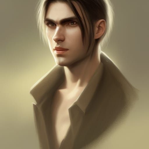 Gondorian Ranger Portrait in Hyperdetailed Digital Art