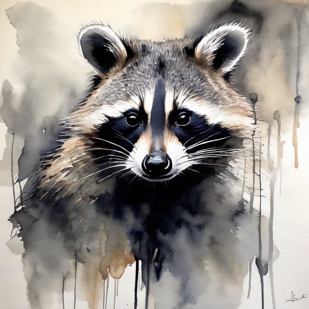 a raccoon