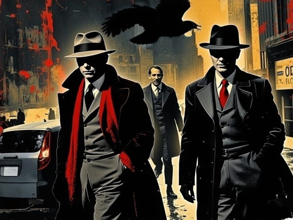 1940s San Francisco Noir in Graphic Novel Style