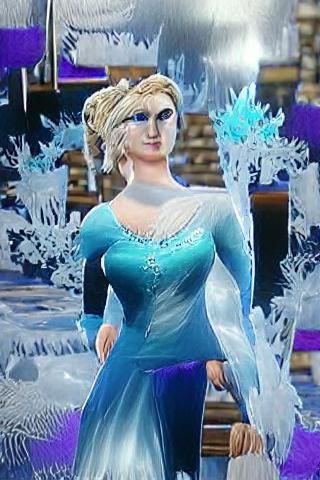 Elsa, the Snow Queen, Digital Art