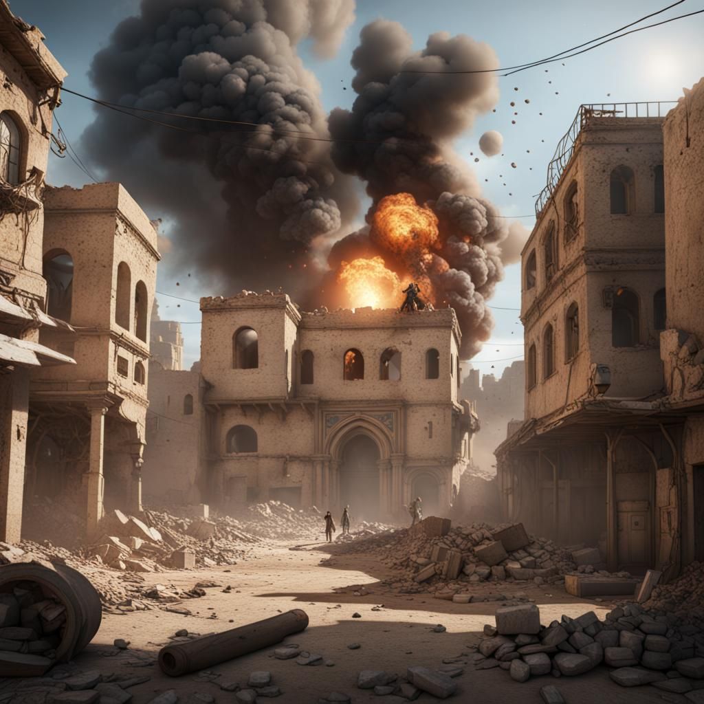 Bombing in Palestine