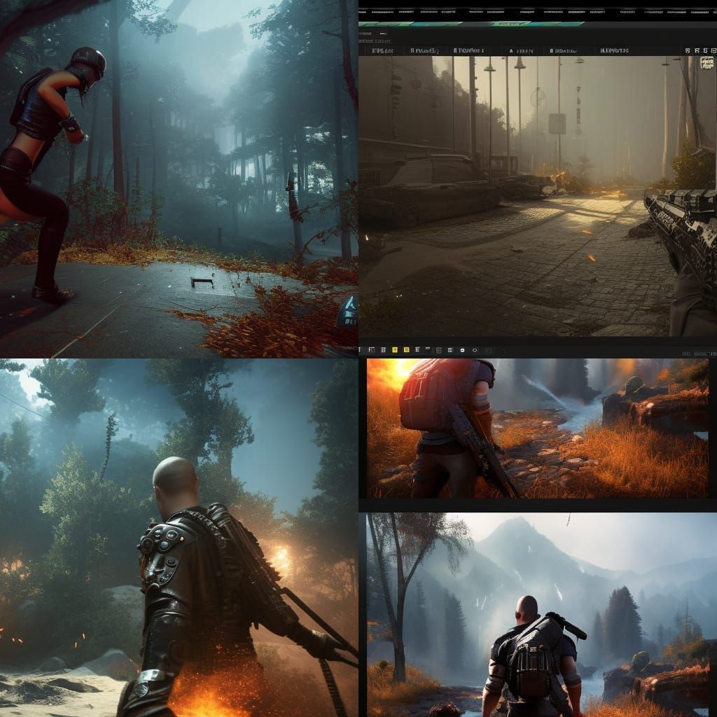 Epic 3D Videogame Graphics in 8K Resolution