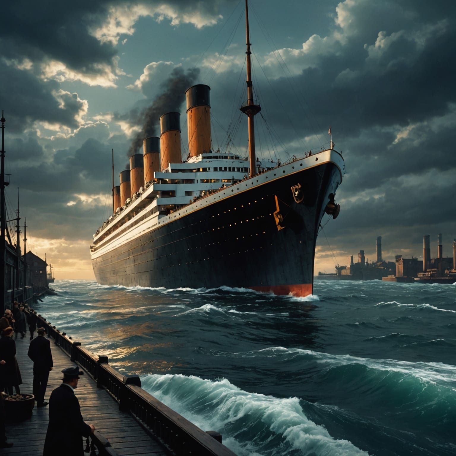 Epic Titanic: A Dramatic Digital Matte Painting