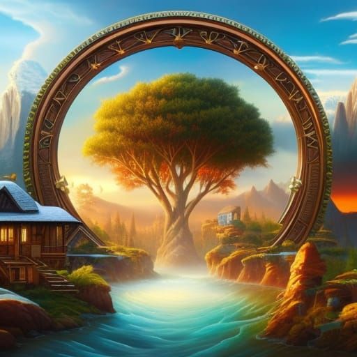 Elegant Creature in Detailed 3D Cinematic Rendering