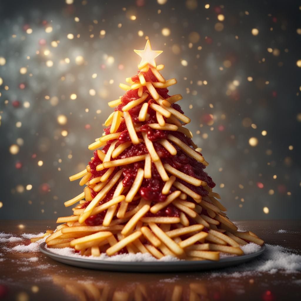 Merry fast food Christmas