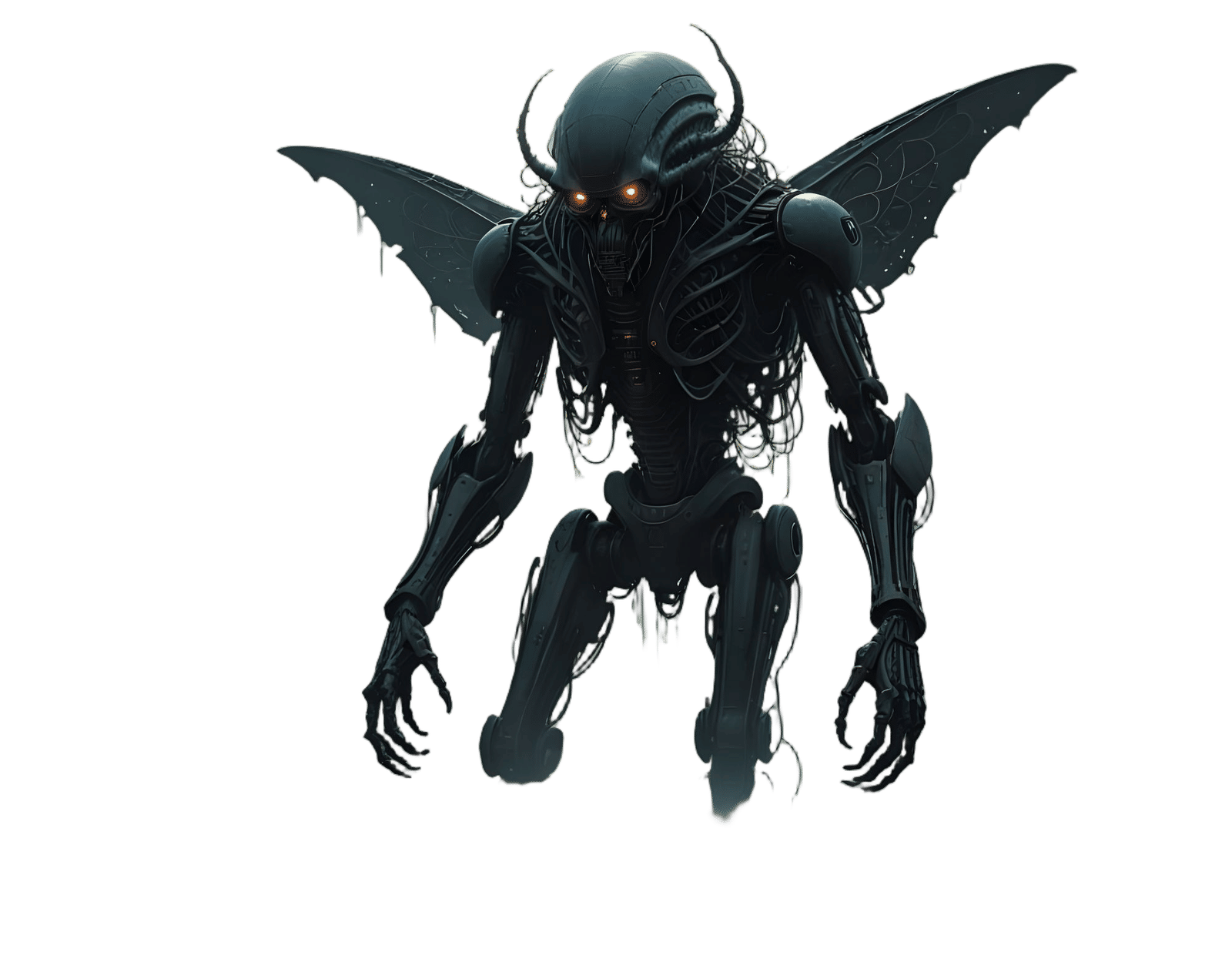 Majestic Alien Encounter in Whimsical Art Style