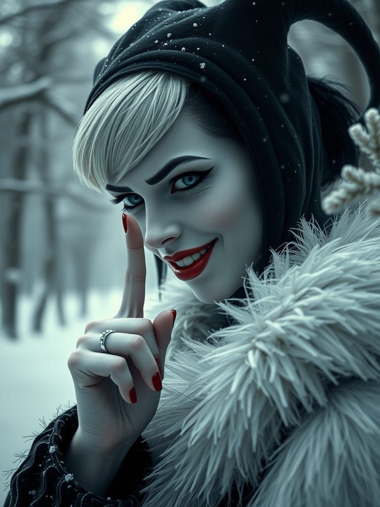 Cruella's Silence: A Dark Cinematic Portrait