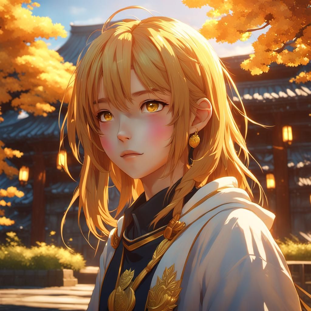 Breathtaking Golden Hour: 3D Anime Art
