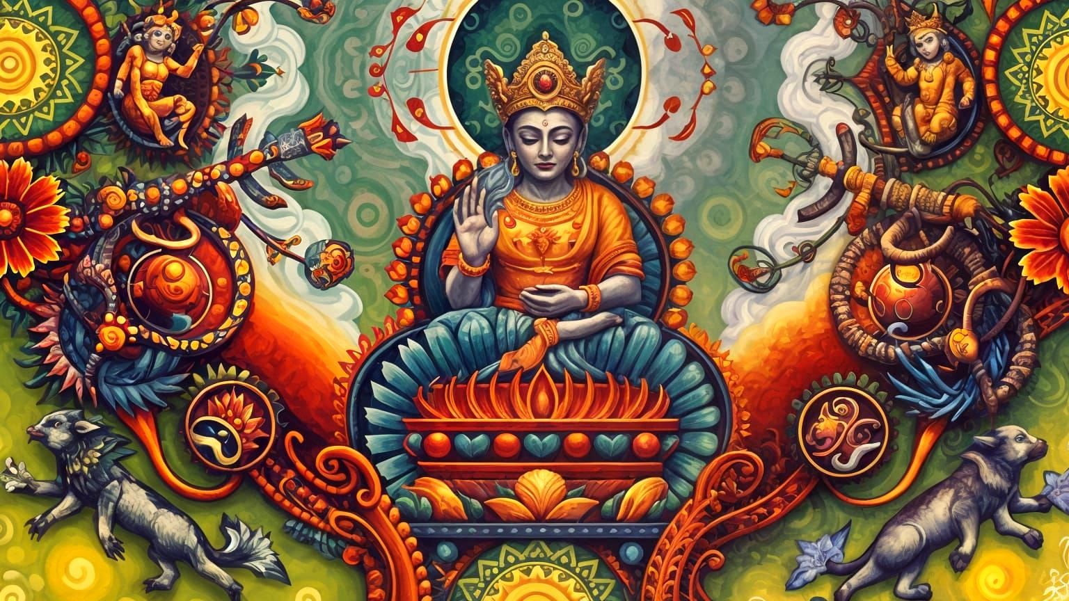 Sacred Sanctuary in 4K Elegance